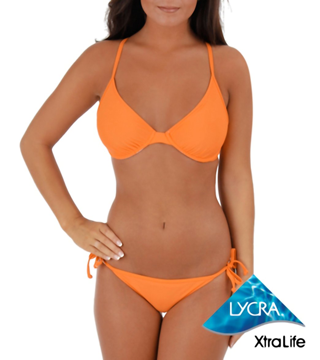 Sporti Solid Underwire Bikini Top (D/DD/E/F)