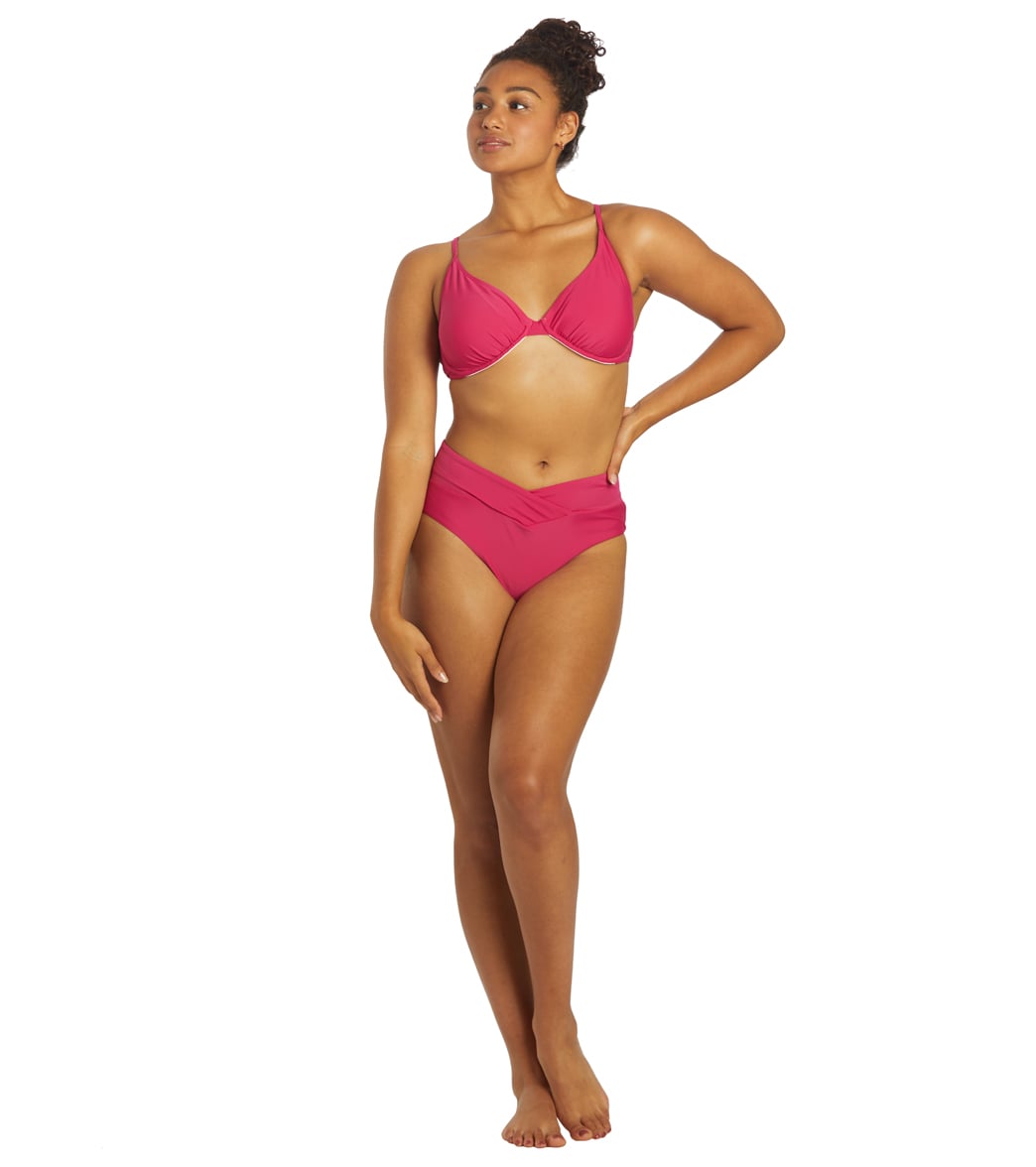 Sporti Solid Underwire Bikini Top (D/DD/E/F)