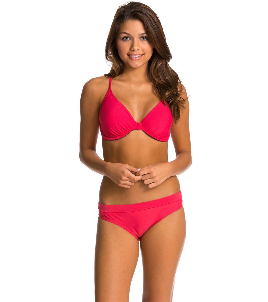Sporti Solid Underwire Bikini Top (D/DD/E/F)