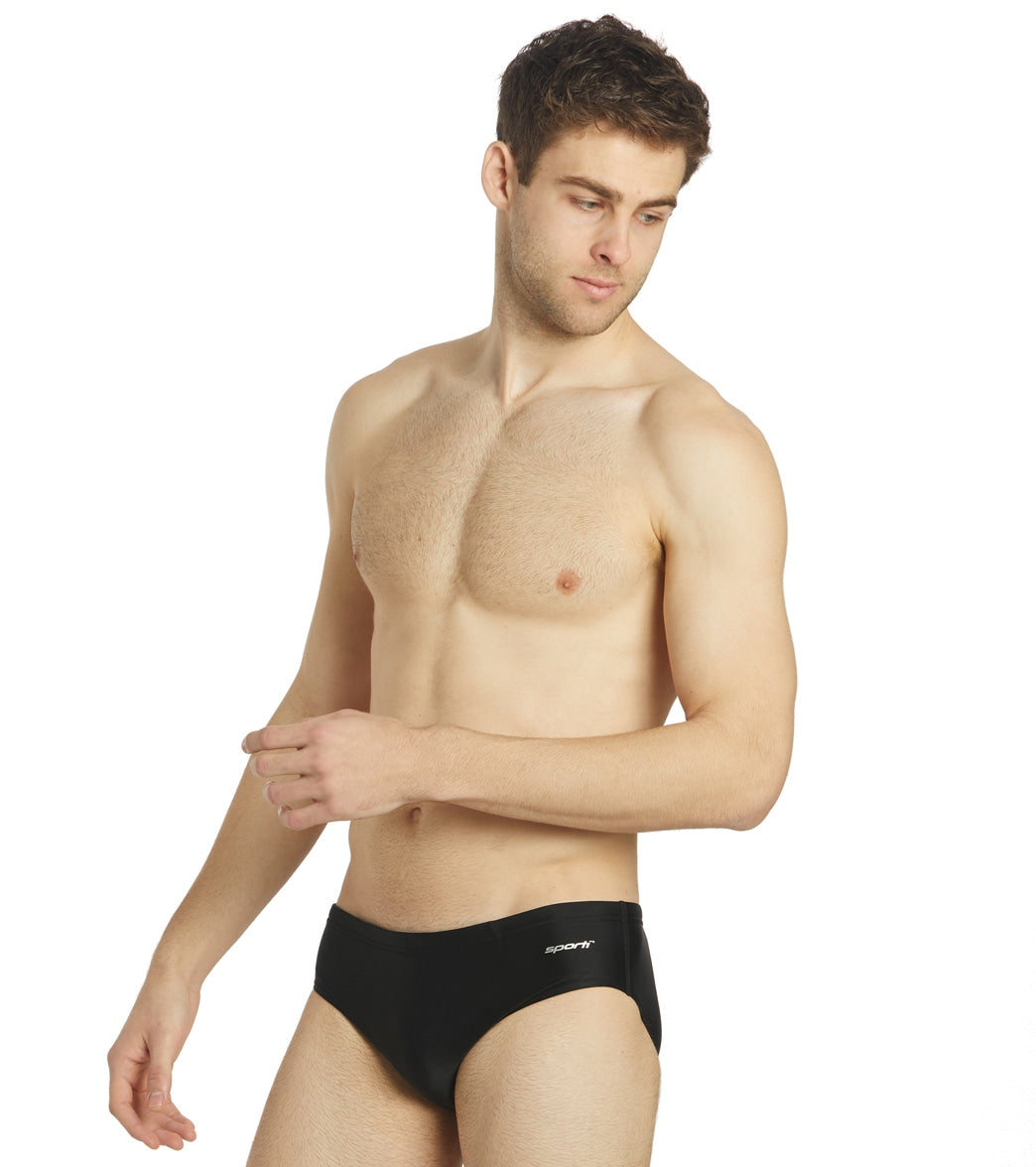 Sporti Solid Brief Swimsuit (22-44)