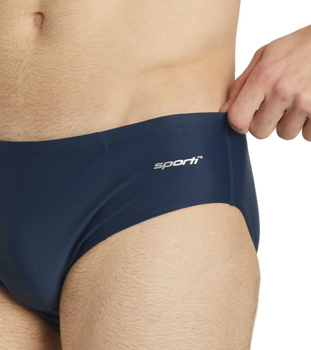 Sporti Solid Brief Swimsuit (22-44)