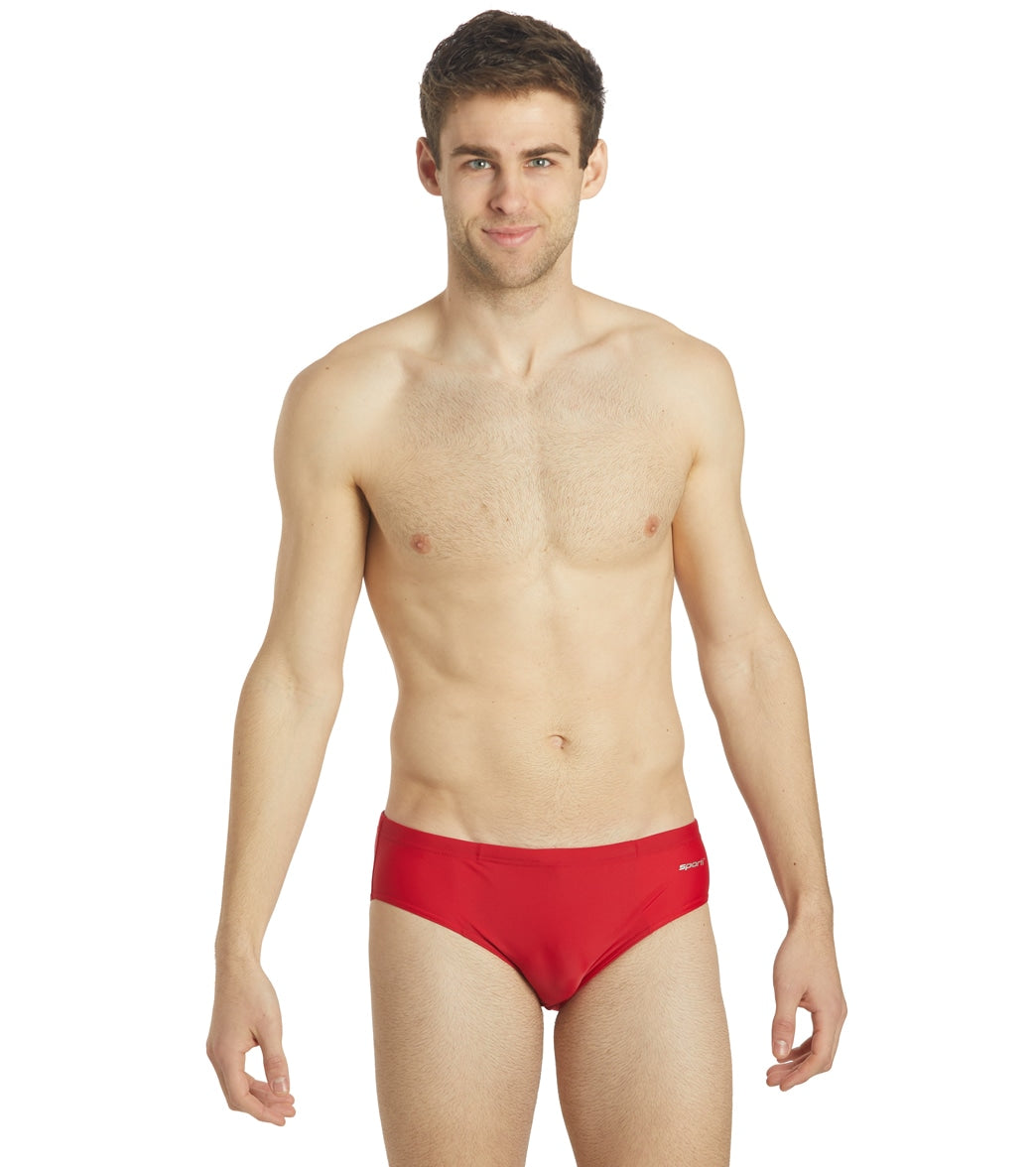 Sporti Solid Brief Swimsuit (22-44)