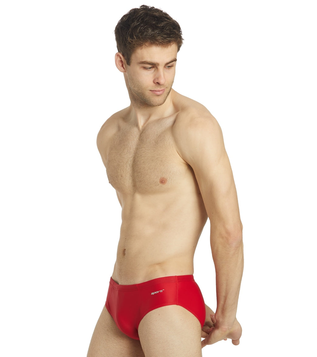 Sporti Solid Brief Swimsuit (22-44)