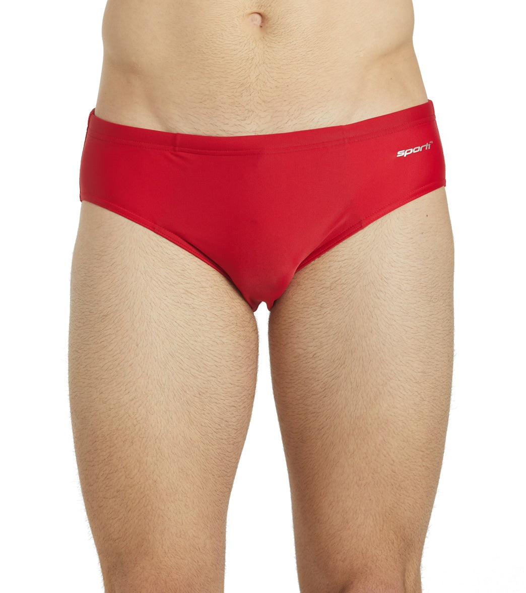 Sporti Solid Brief Swimsuit (22-44)