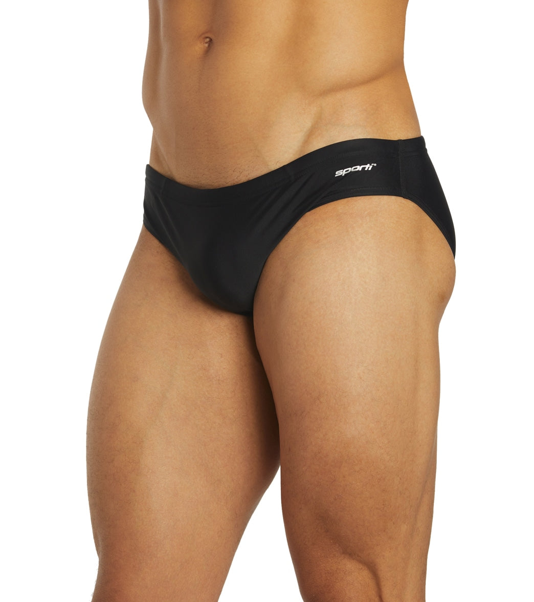 Sporti Solid Swim Euro Brief Swimsuit