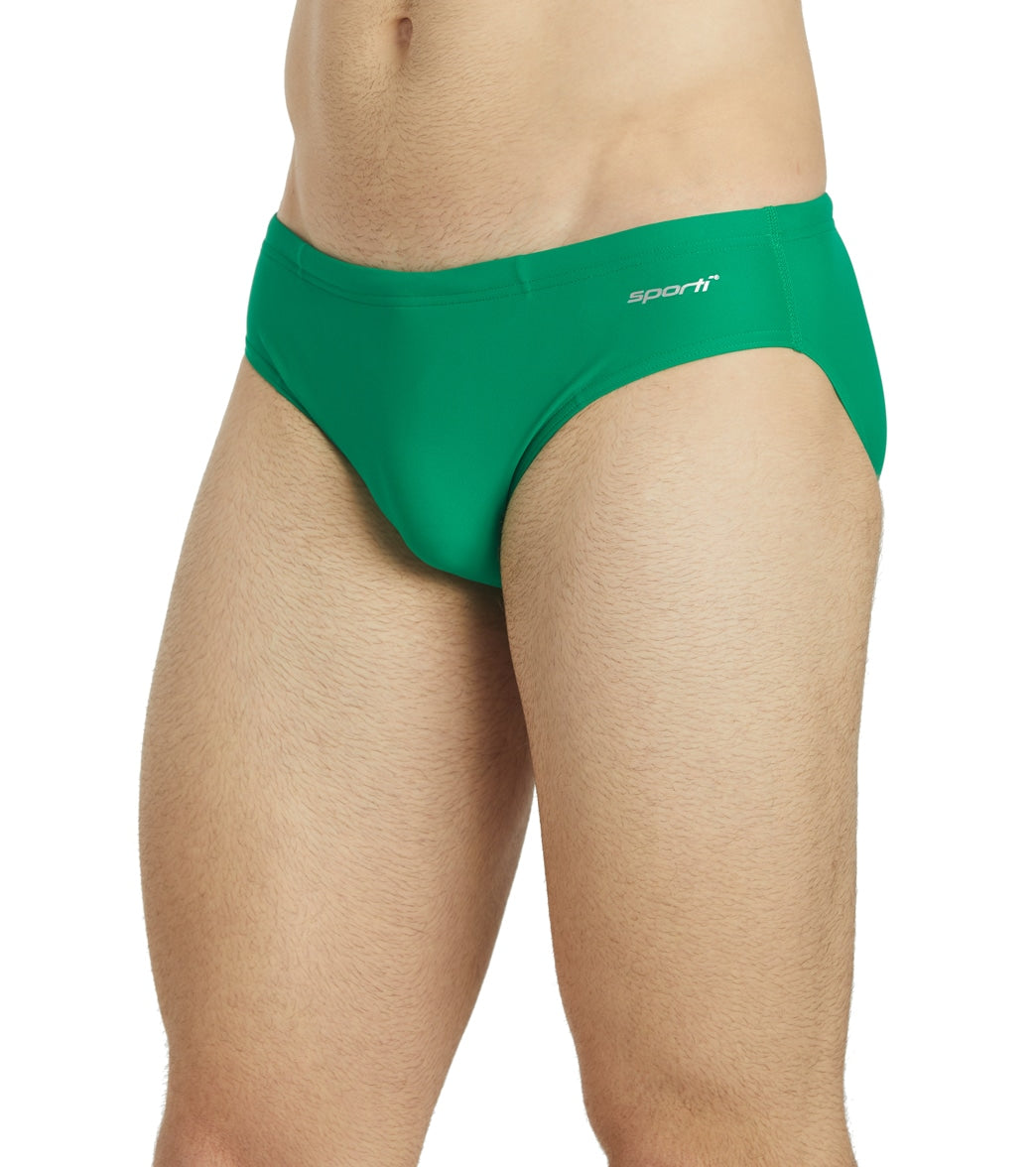 Sporti Solid Swim Euro Brief Swimsuit