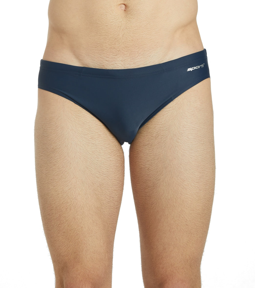 Sporti Solid Swim Euro Brief Swimsuit