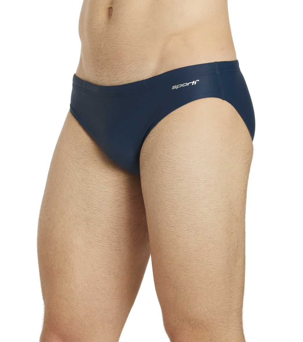 Sporti Solid Swim Euro Brief Swimsuit