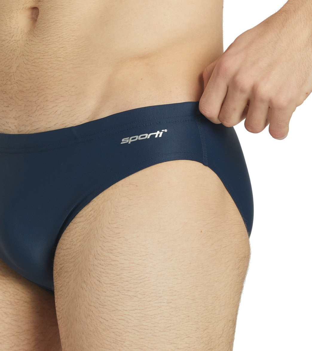 Sporti Solid Swim Euro Brief Swimsuit