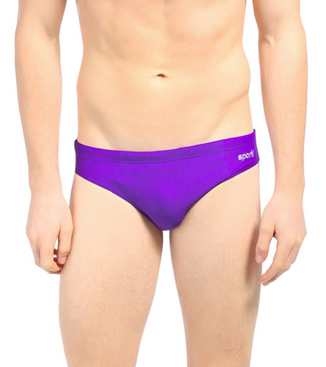 Sporti Solid Swim Euro Brief Swimsuit