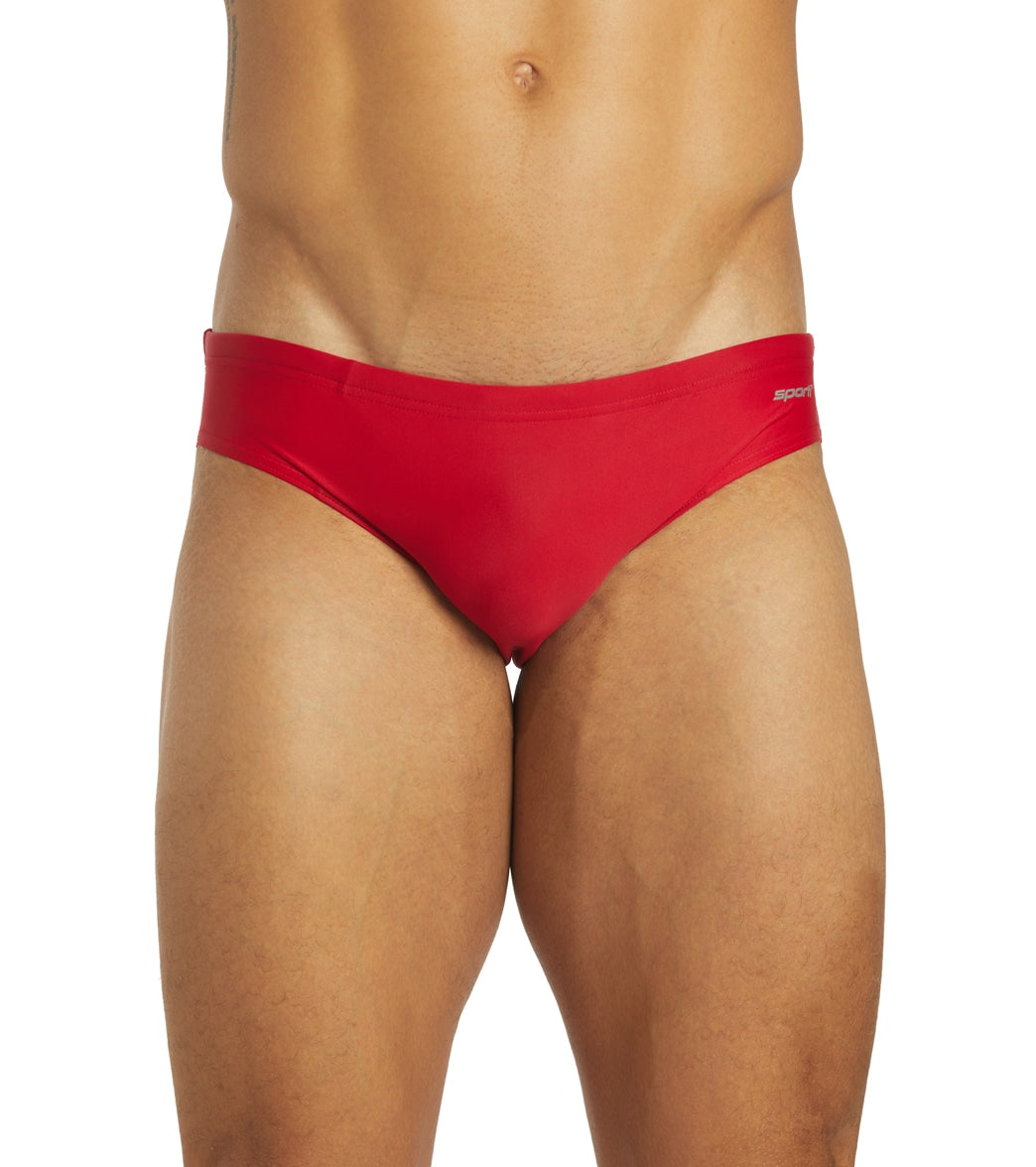 Sporti Solid Swim Euro Brief Swimsuit