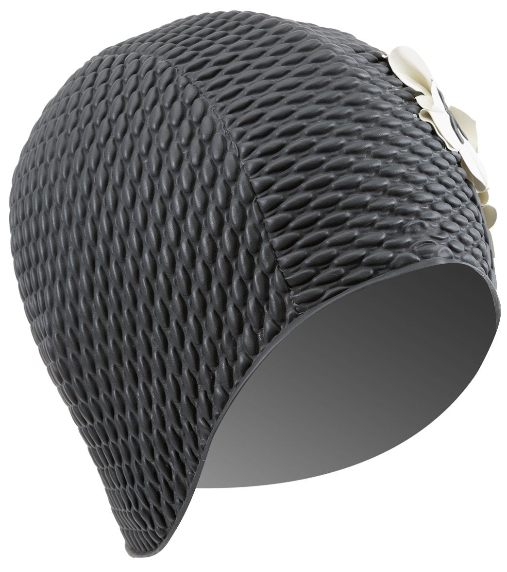 Sporti Floral Bubble Swim Cap