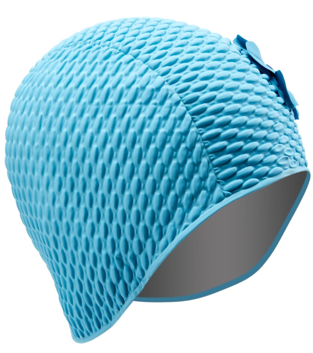 Sporti Floral Bubble Swim Cap