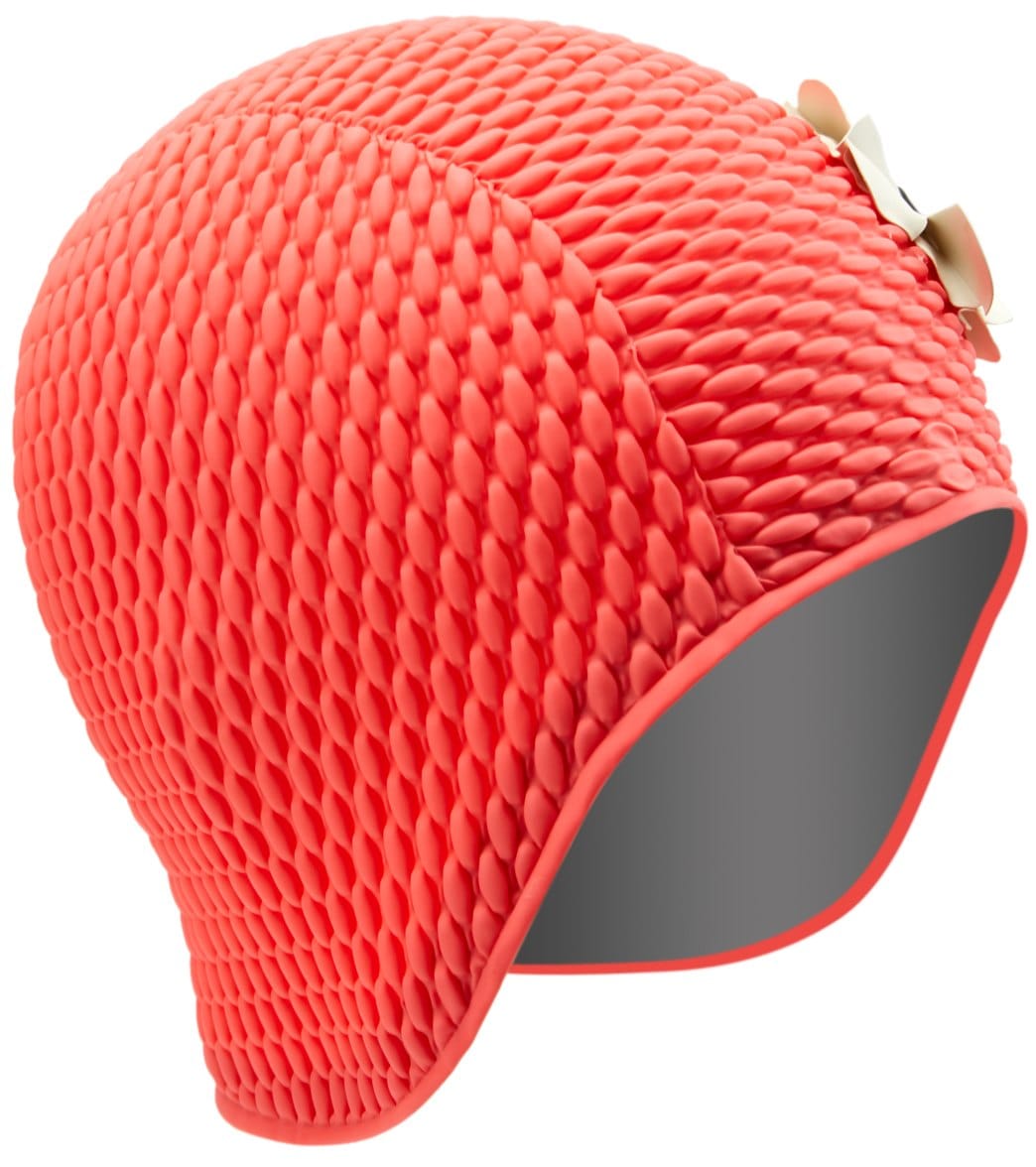 Sporti Floral Bubble Swim Cap