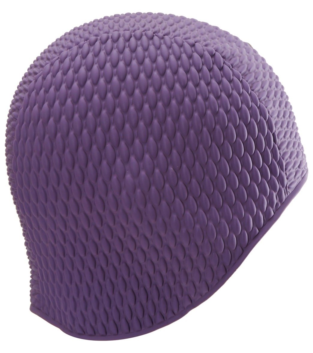 Sporti Floral Bubble Swim Cap