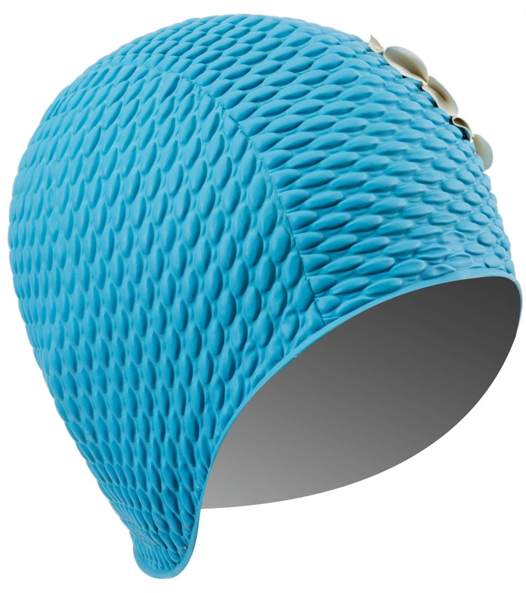 Sporti Floral Bubble Swim Cap
