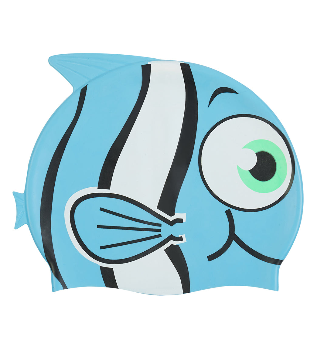 Sporti Cartoon Clownfish Silicone Swim Cap Jr.