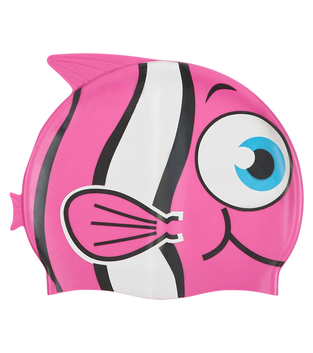 Sporti Cartoon Clownfish Silicone Swim Cap Jr.