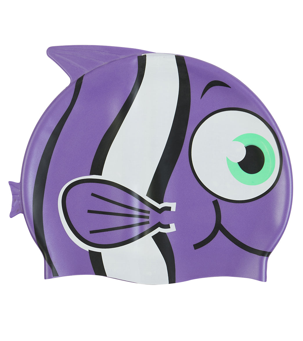 Sporti Cartoon Clownfish Silicone Swim Cap Jr.