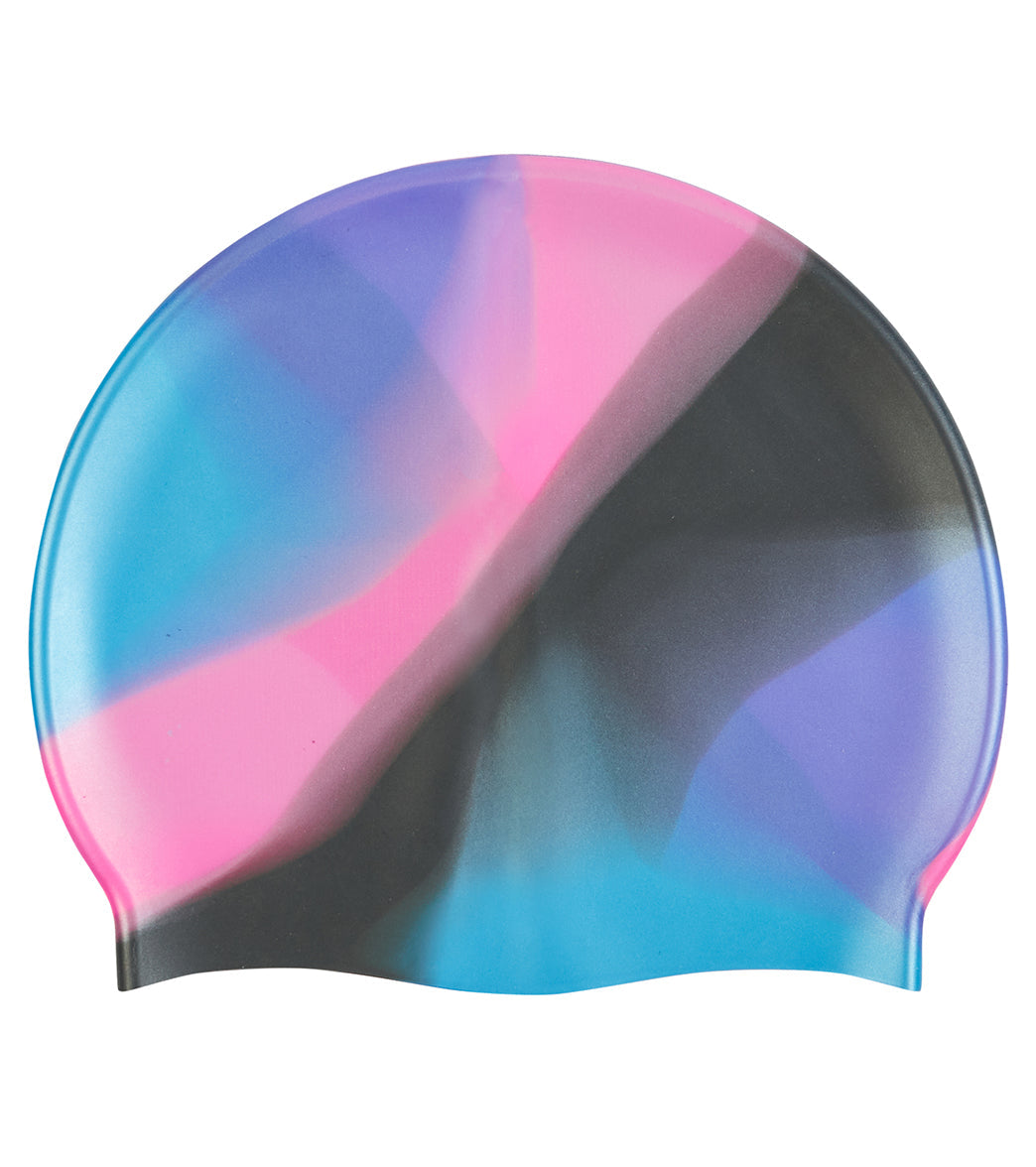 Sporti Multi Color Silicone Swim Cap
