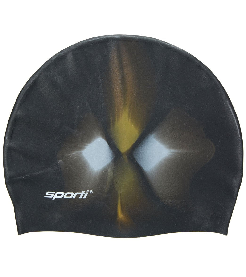 Sporti Multi Color Silicone Swim Cap