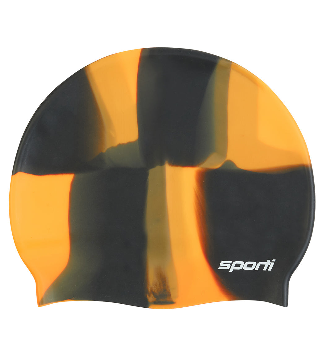 Sporti Multi Color Silicone Swim Cap