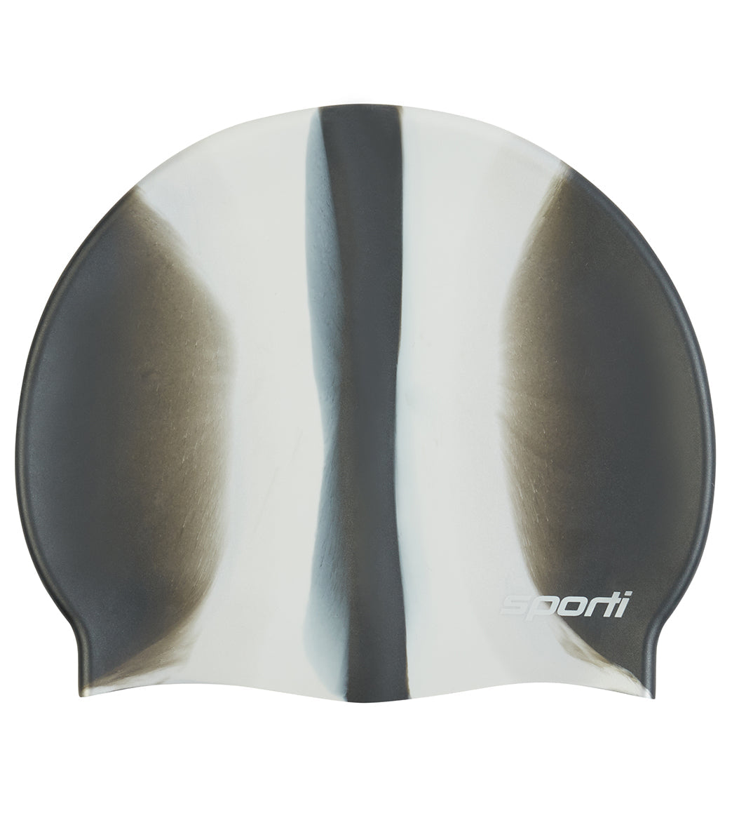 Sporti Multi Color Silicone Swim Cap