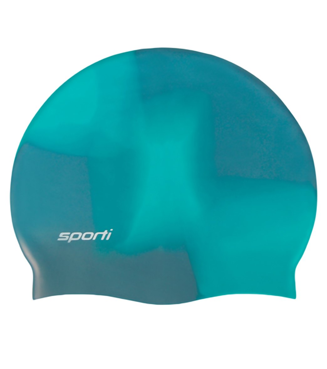Sporti Multi Color Silicone Swim Cap