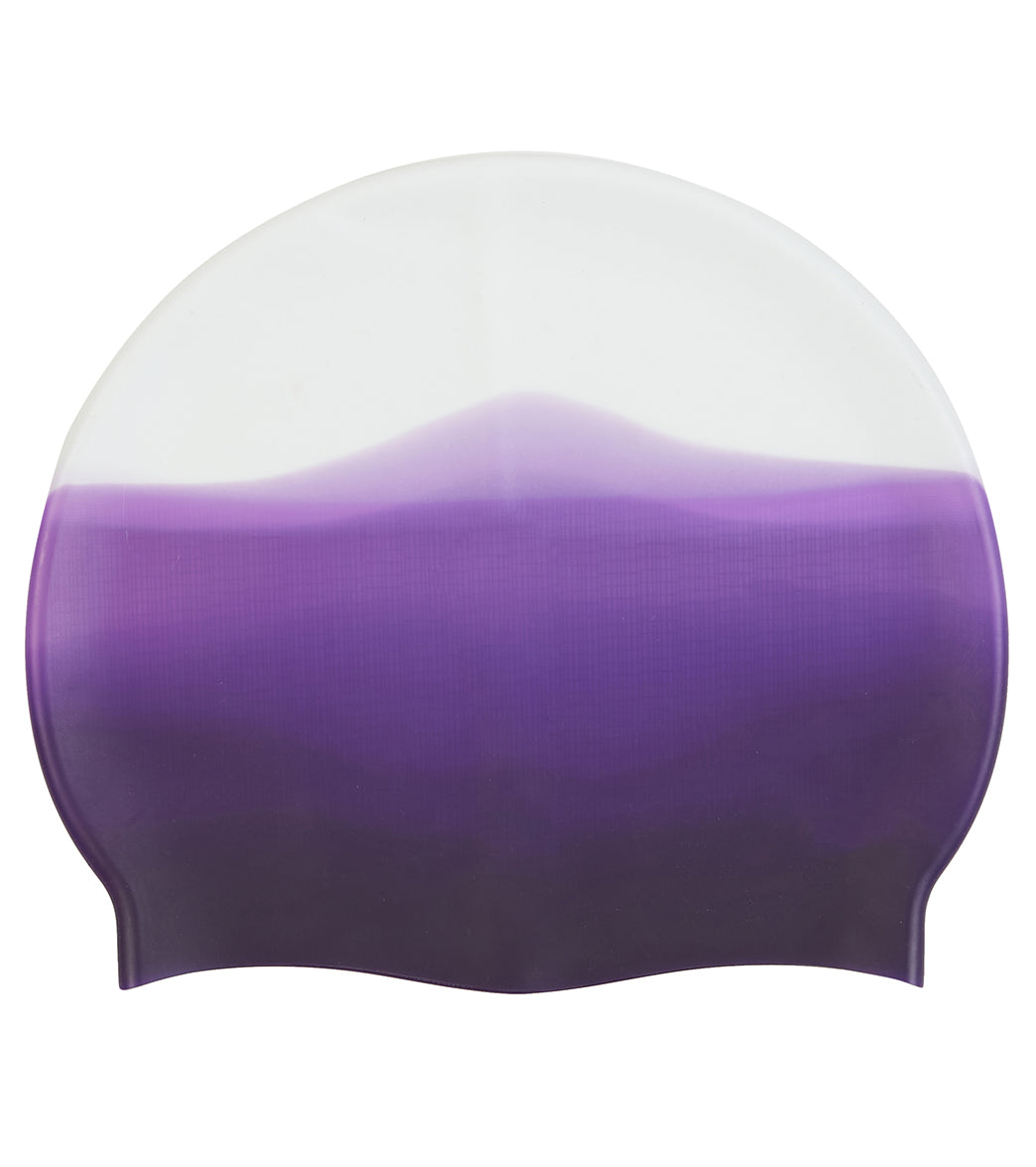 Sporti Multi Color Silicone Swim Cap