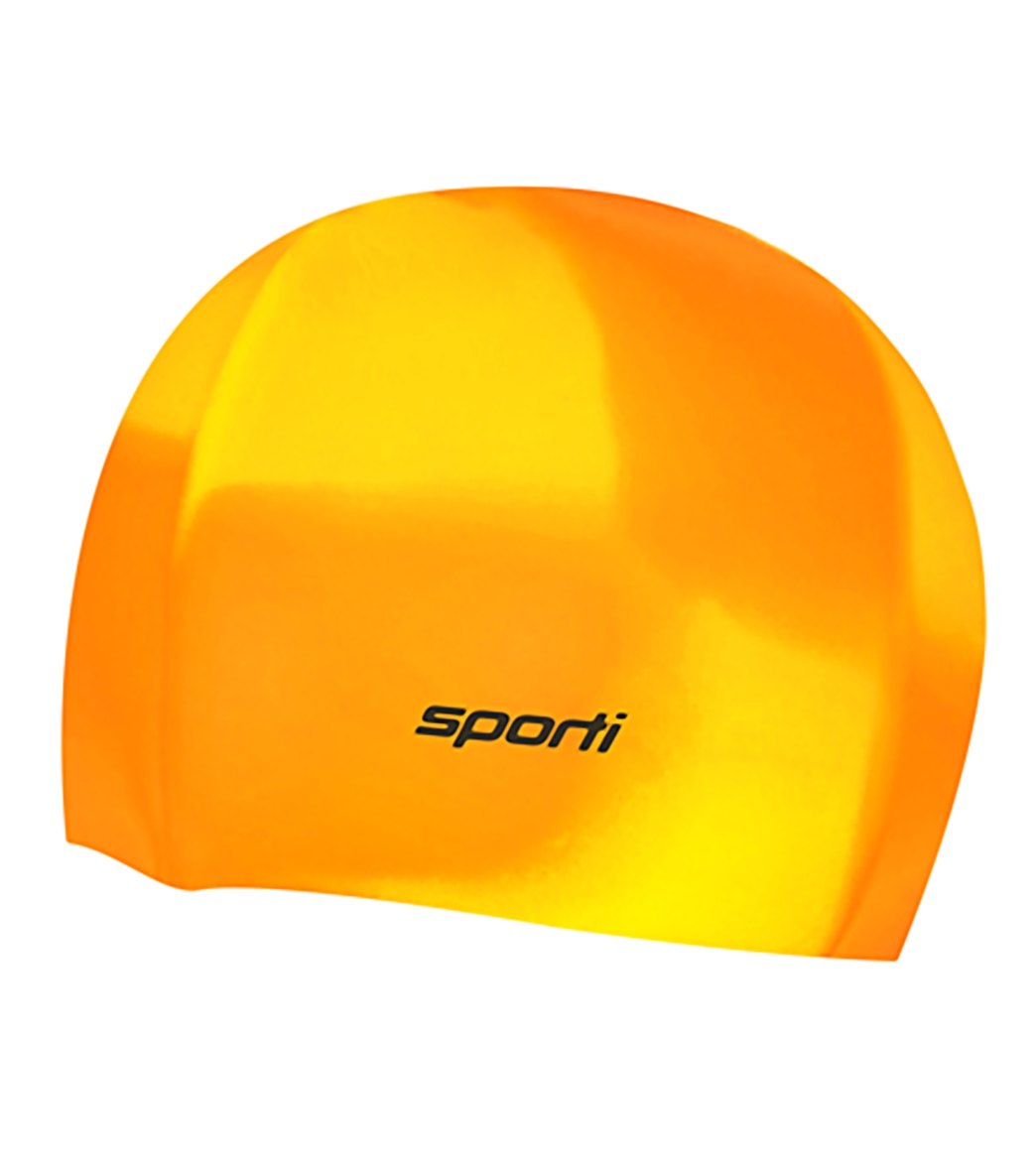 Sporti Multi Color Silicone Swim Cap