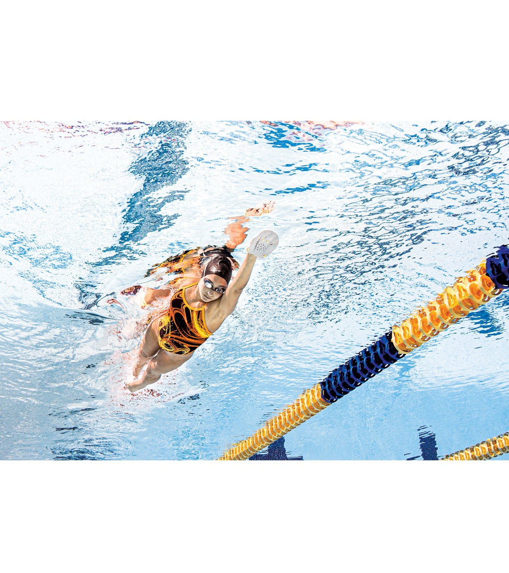 Sporti Light Wave Thin Strap One Piece Swimsuit (22-44)