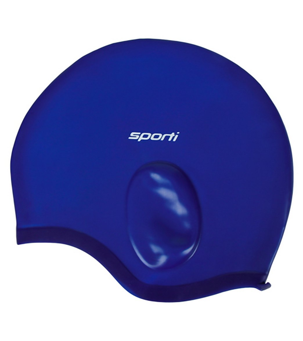 Sporti Silicone Ear Swim Cap