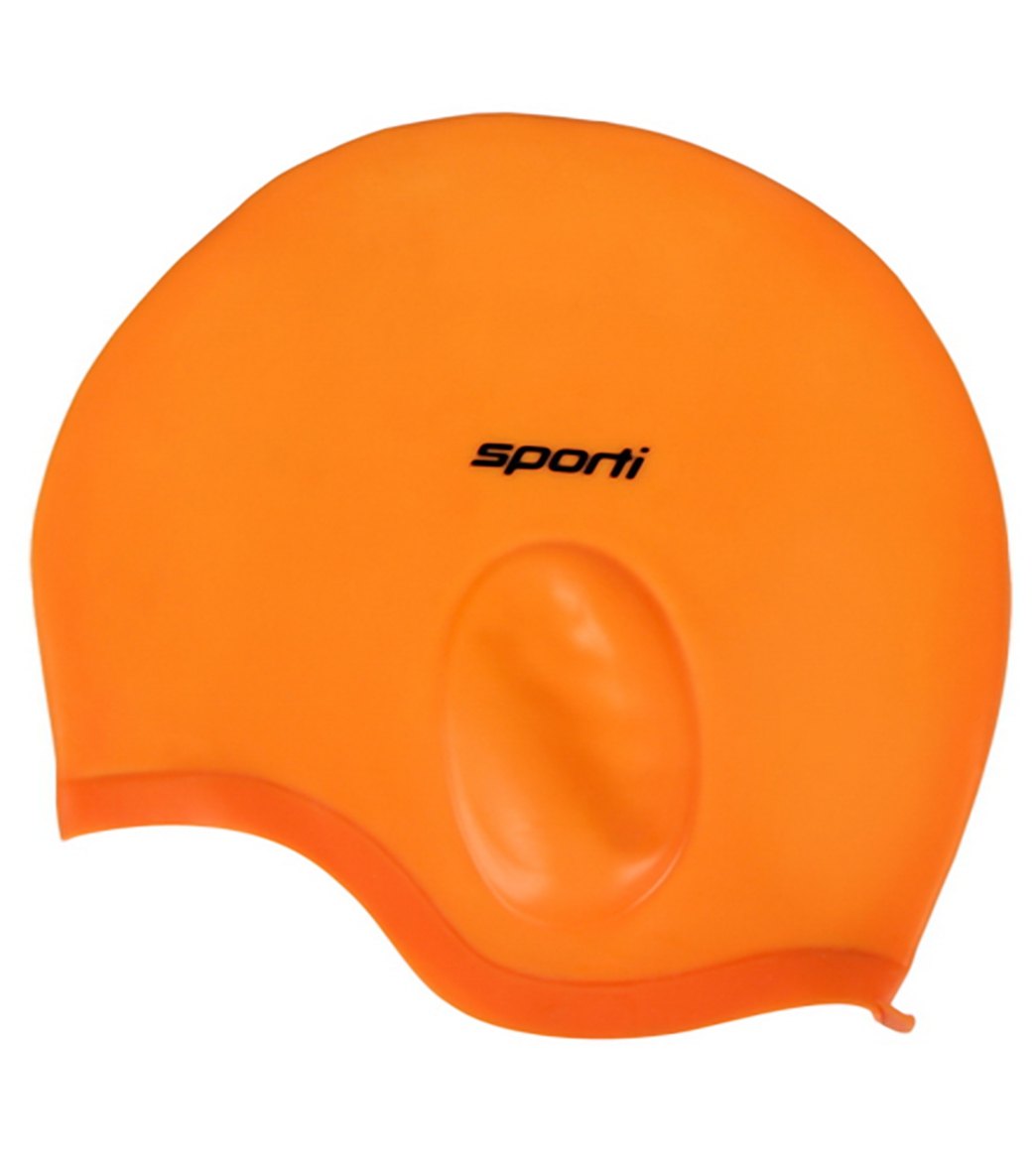 Sporti Silicone Ear Swim Cap