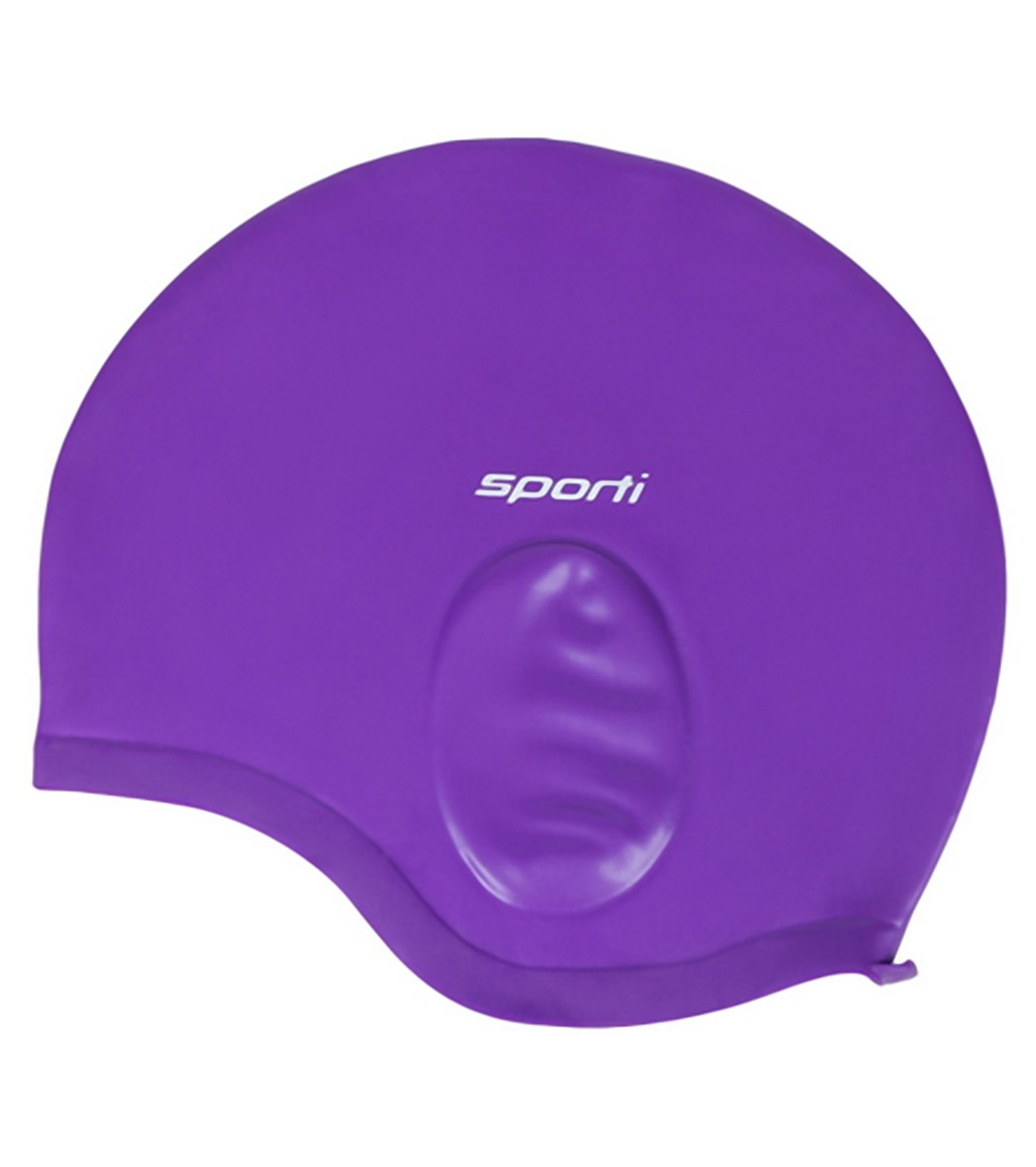 Sporti Silicone Ear Swim Cap