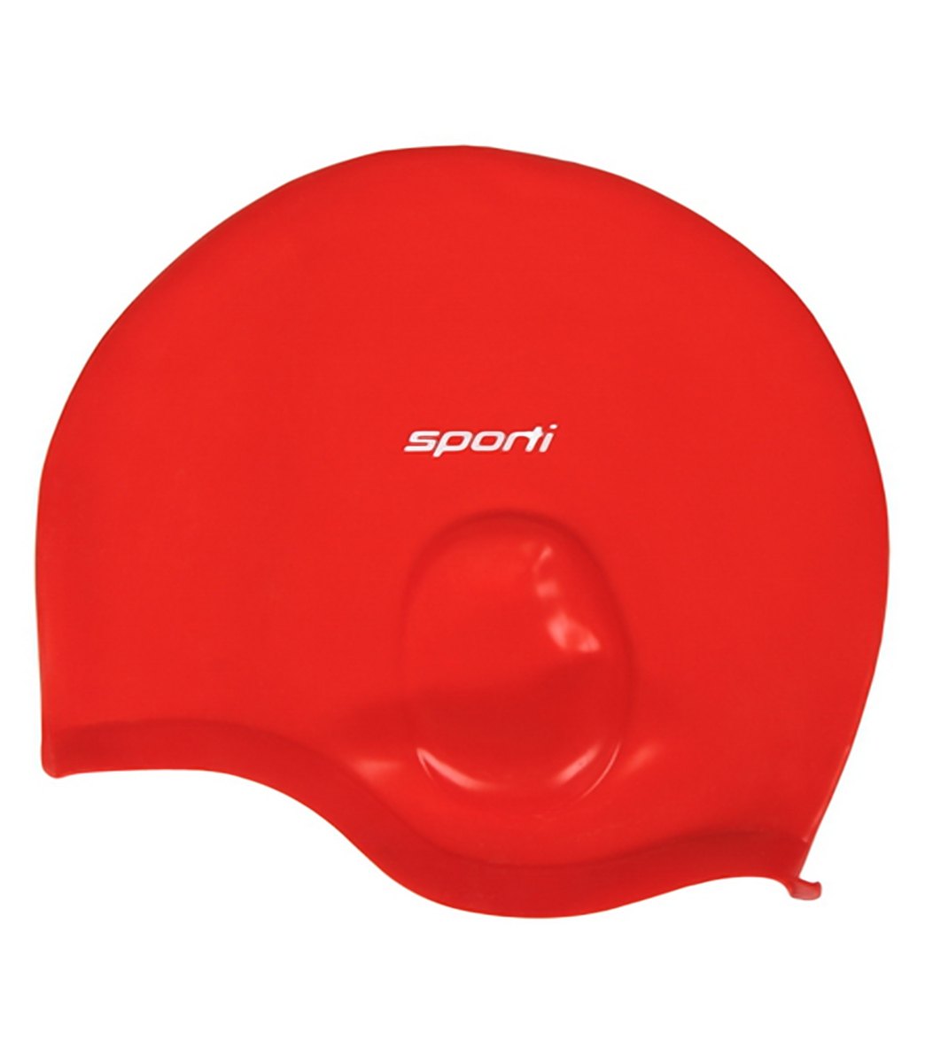 Sporti Silicone Ear Swim Cap
