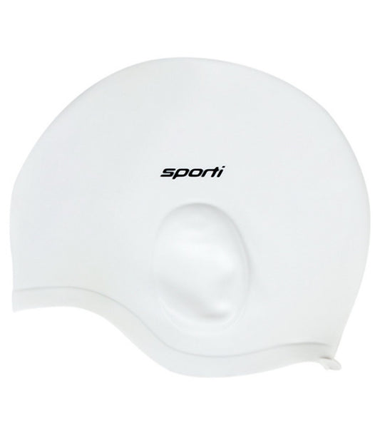 Sporti Silicone Ear Swim Cap