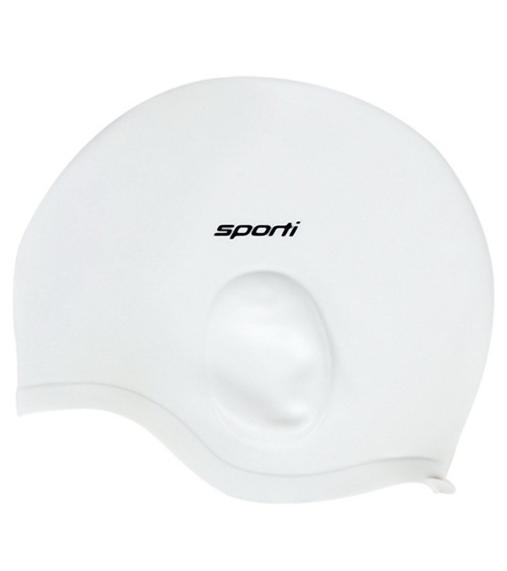 Sporti Silicone Ear Swim Cap