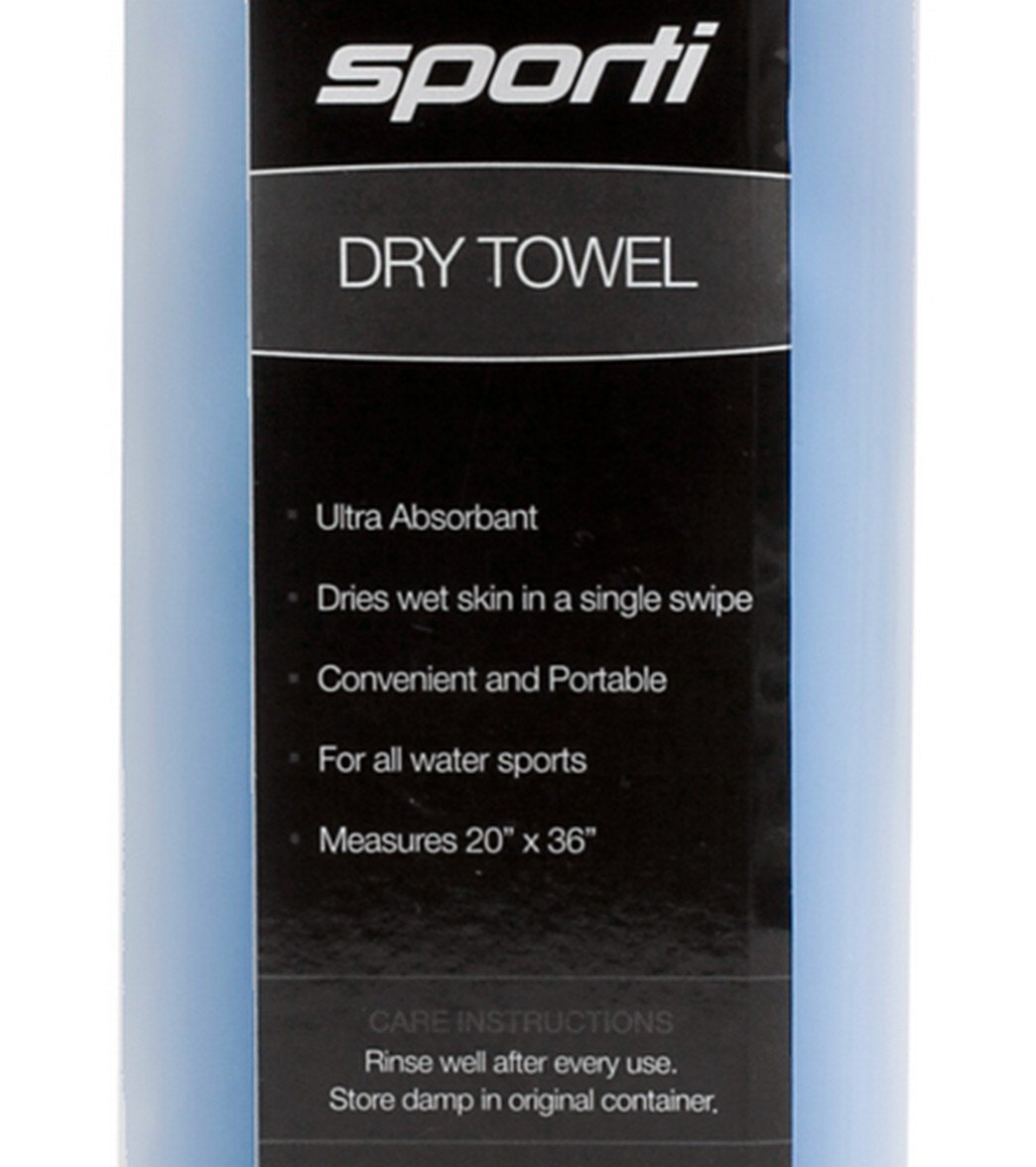 Sporti 20" x 36" Microfiber Dry Sports Towel