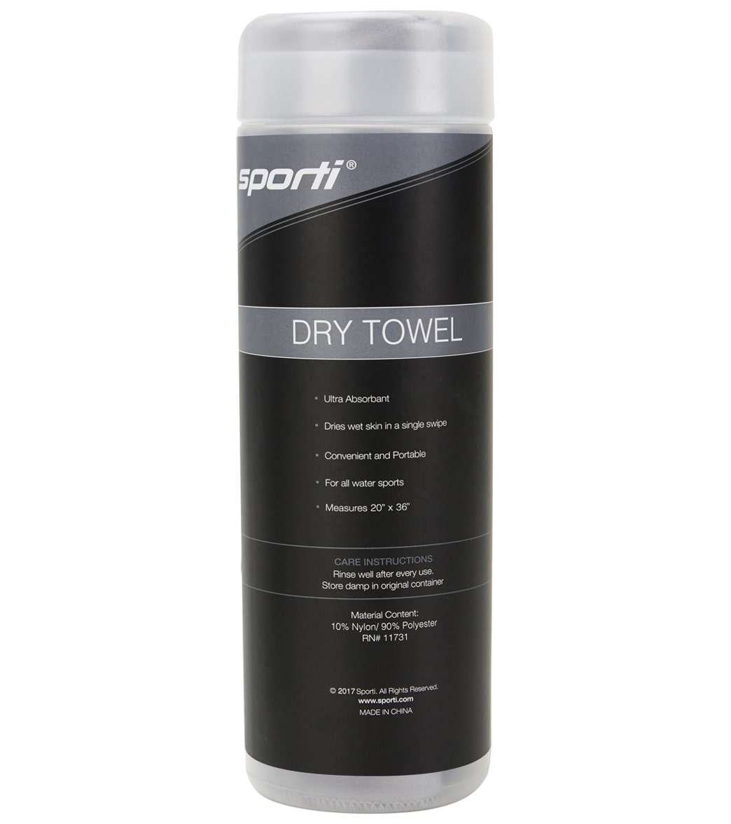 Sporti 20" x 36" Microfiber Dry Sports Towel
