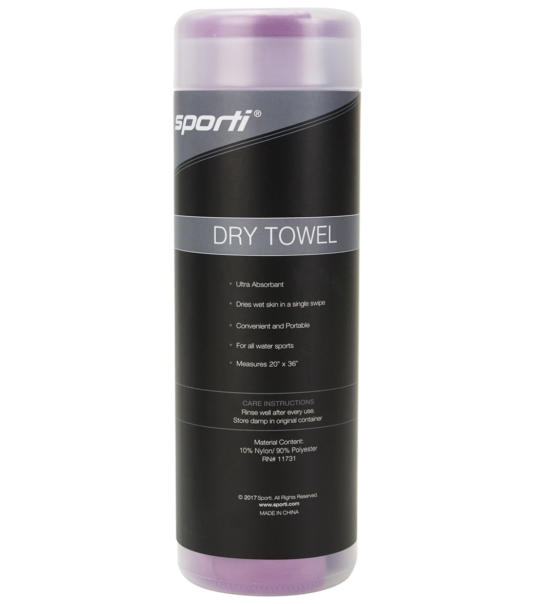 Sporti 20" x 36" Microfiber Dry Sports Towel