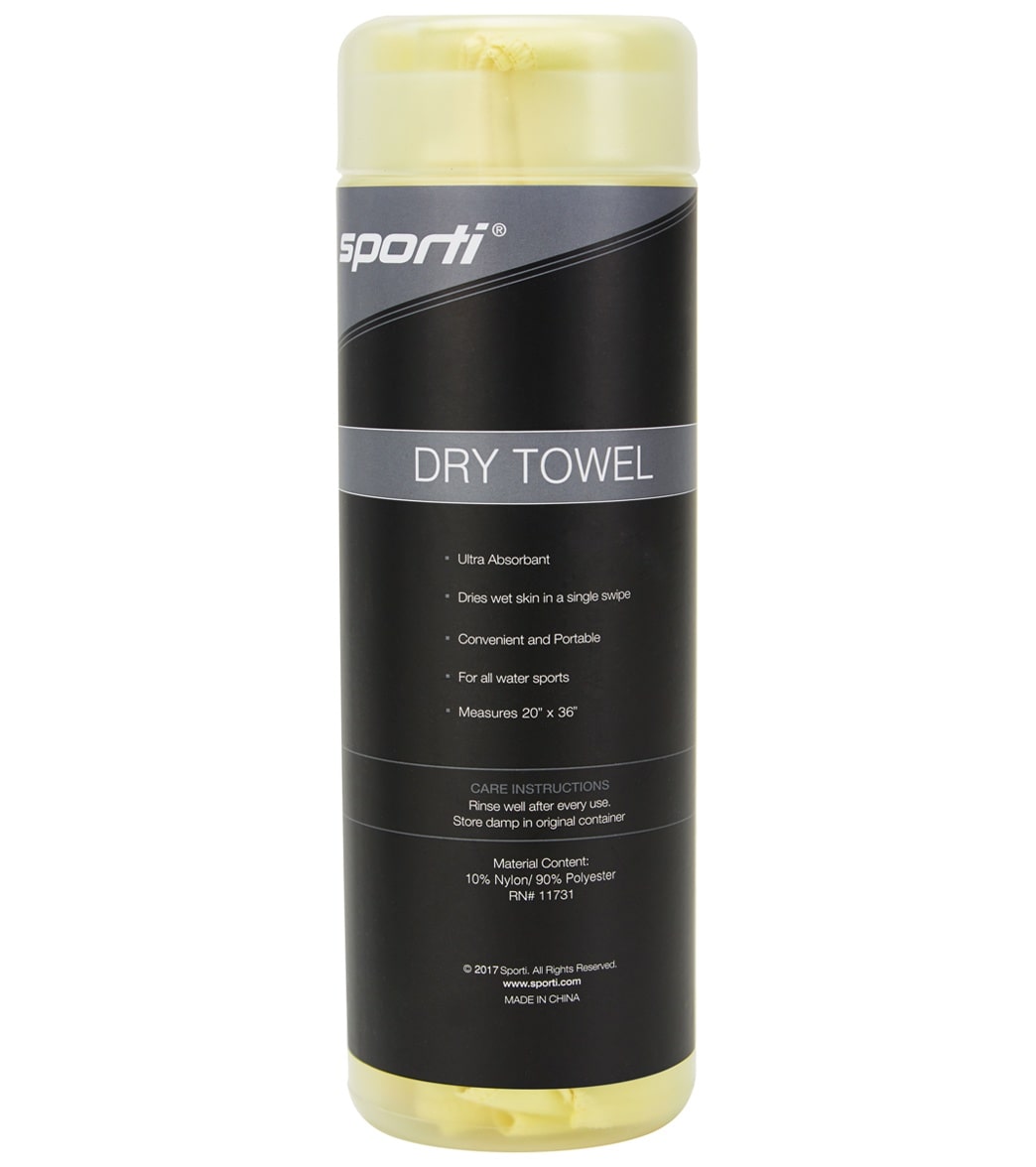 Sporti 20" x 36" Microfiber Dry Sports Towel