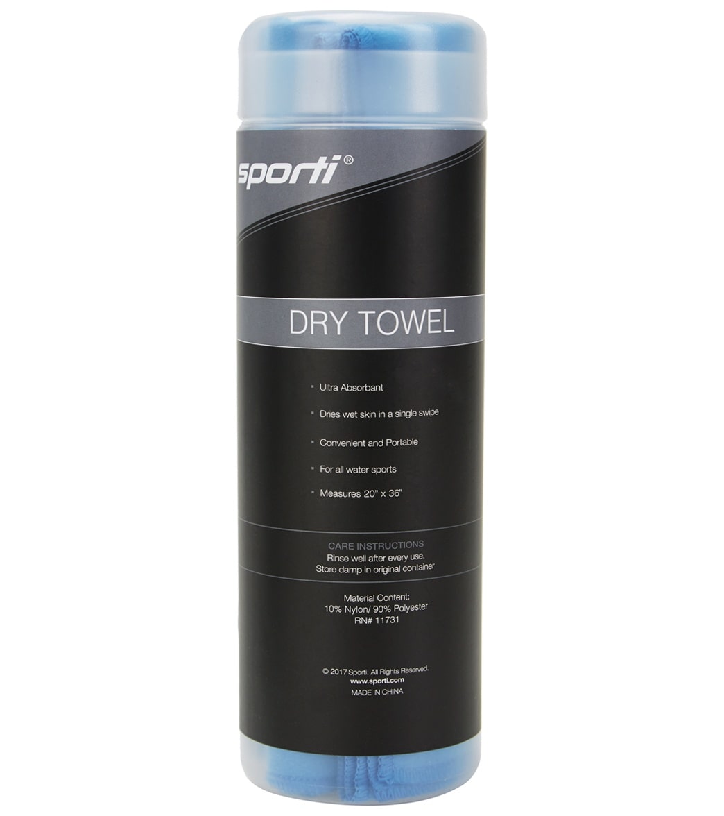 Sporti 20" x 36" Microfiber Dry Sports Towel