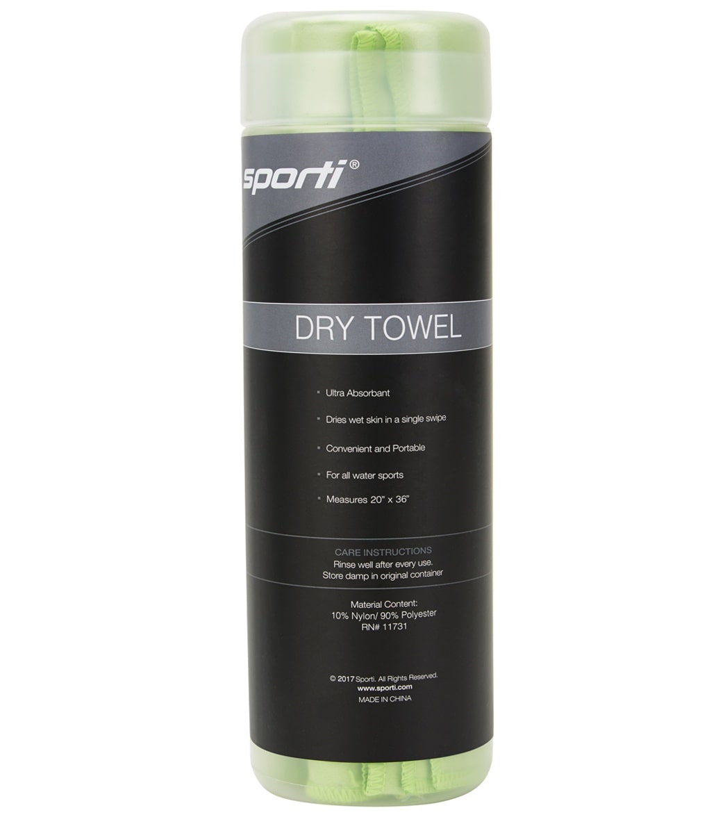 Sporti 20" x 36" Microfiber Dry Sports Towel
