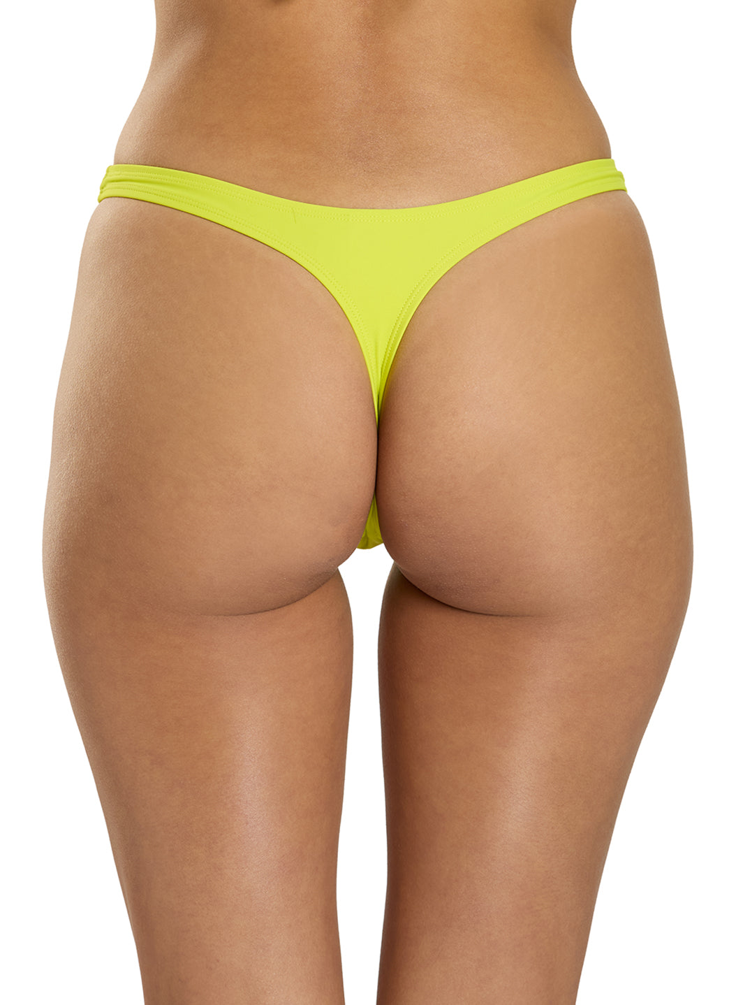 Sporti Solid Thong Bikini Swim Bottom