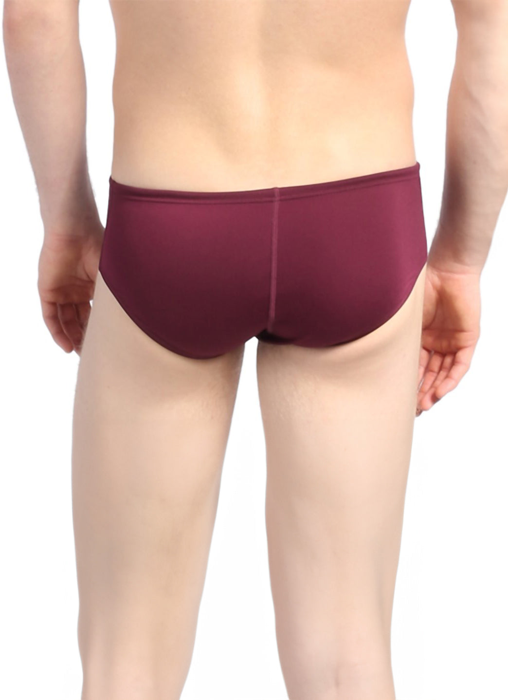 Dolfin Competition All Poly Solid Mens Racer Brief Swimsuit
