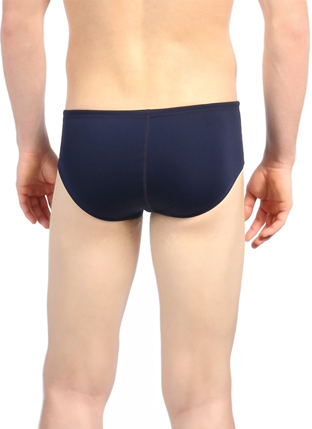 Dolfin Competition All Poly Solid Mens Racer Brief Swimsuit