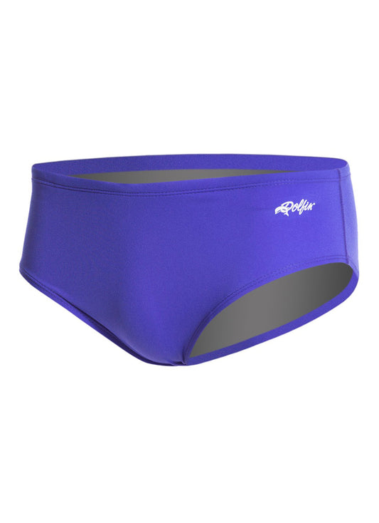 Dolfin Competition All Poly Solid Mens Racer Brief Swimsuit
