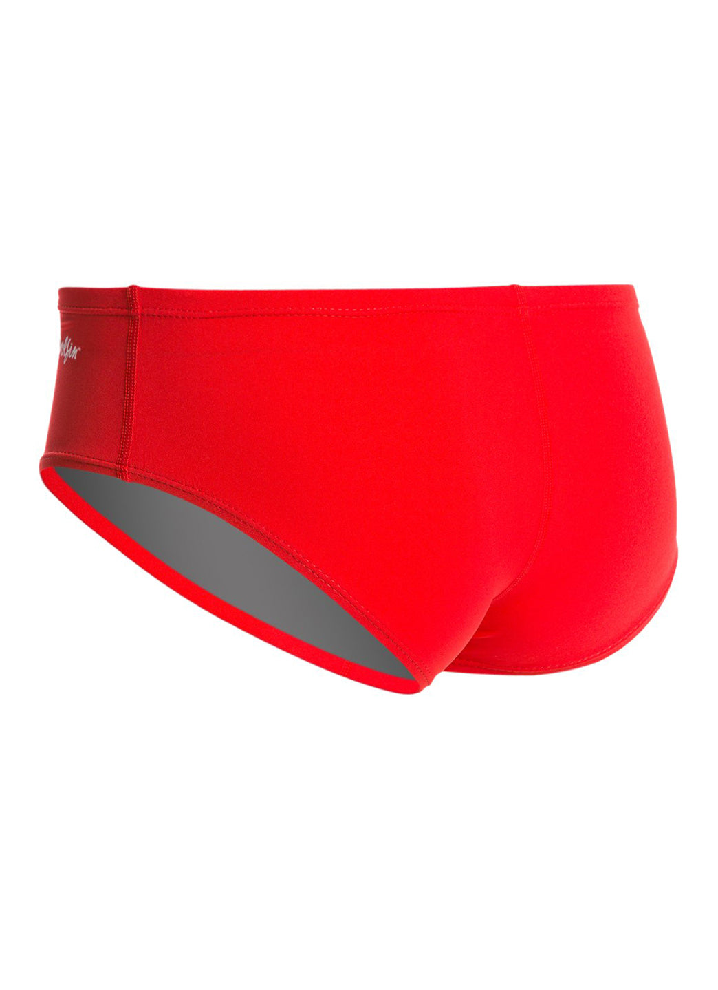 Dolfin Competition All Poly Solid Mens Racer Brief Swimsuit