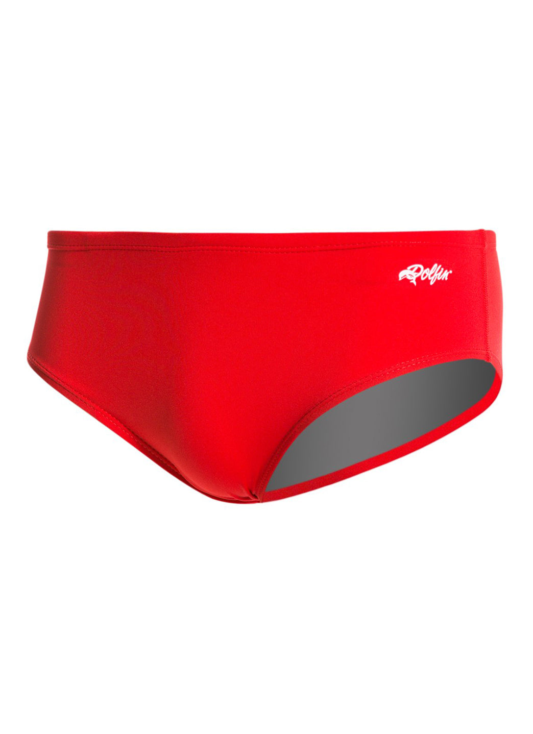 Dolfin Competition All Poly Solid Mens Racer Brief Swimsuit