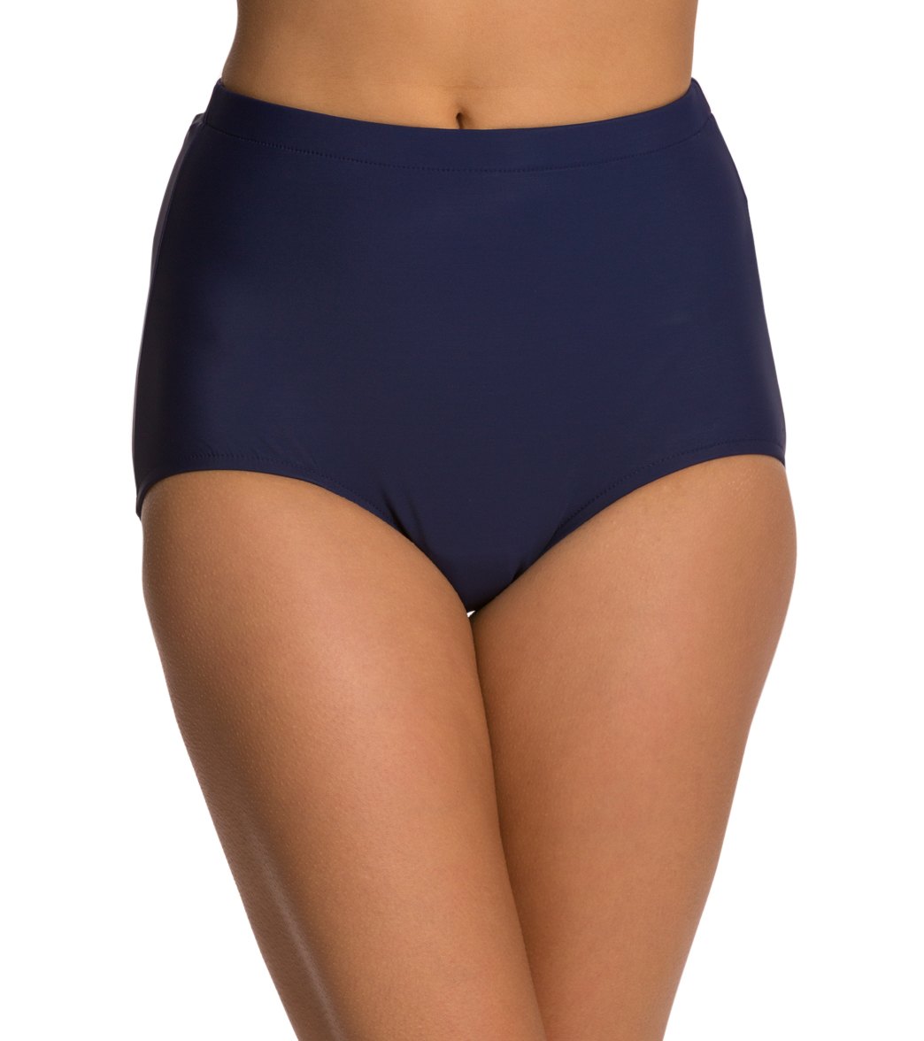 Penbrooke Swimwear Solid Girl Leg Bikini Bottom